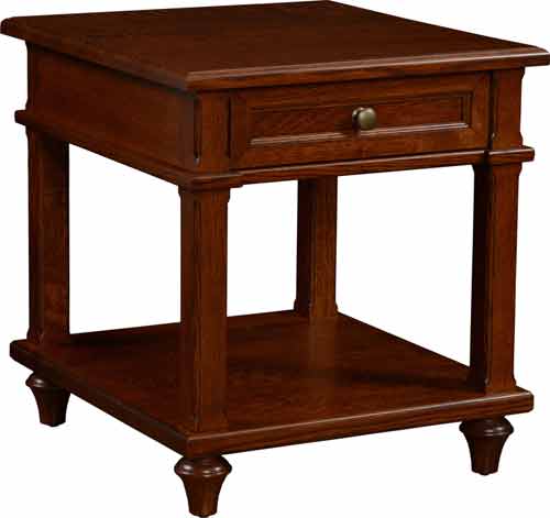 Amish Bridgeport End Table - Click Image to Close